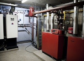 stookinstallatie groot gebouw