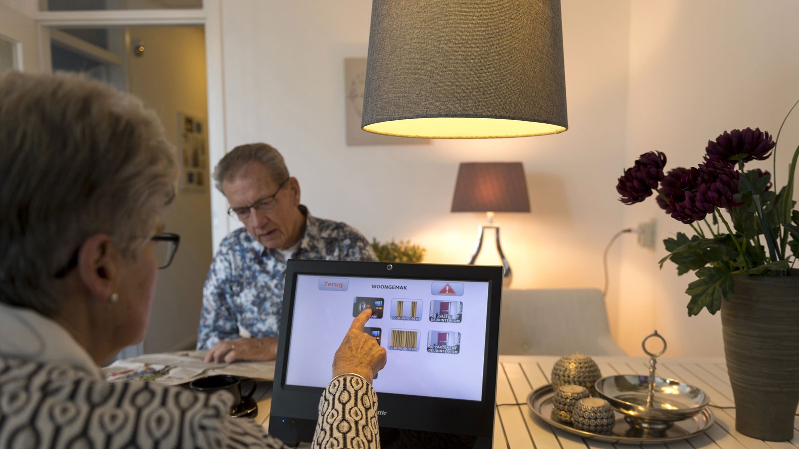 bejaarde vrouw