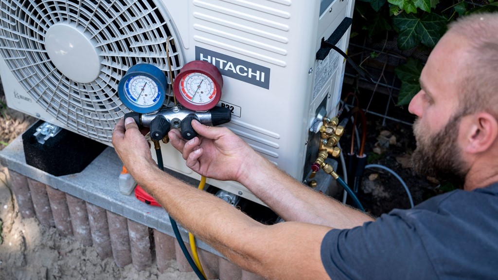 Koelen met een warmtepomp